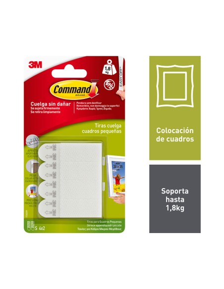 Tiras pequeñas para colgar cuadros