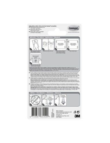 Tiras para pósteres, 12 uds