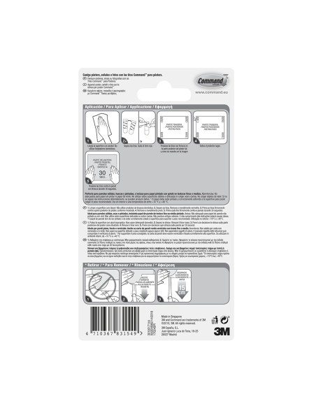 Tiras para pósteres, 12 uds