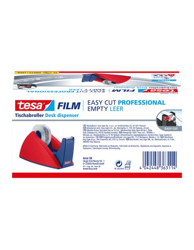 Portarollos easy cut rojo / azul para rollos de...