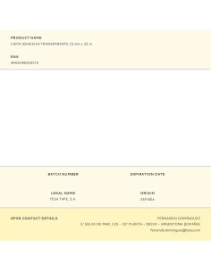 Cinta adhesiva transparente 15 mm x 33 m 2