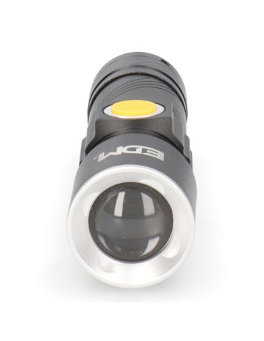 Linterna mini con zoom 1 led 120lm/40lm/ flash...