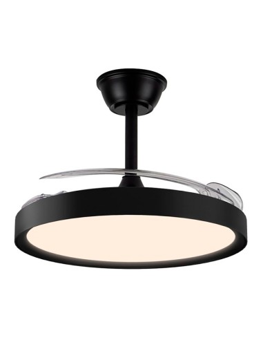 Ventilador de techo led 3cct aspas retráctiles...
