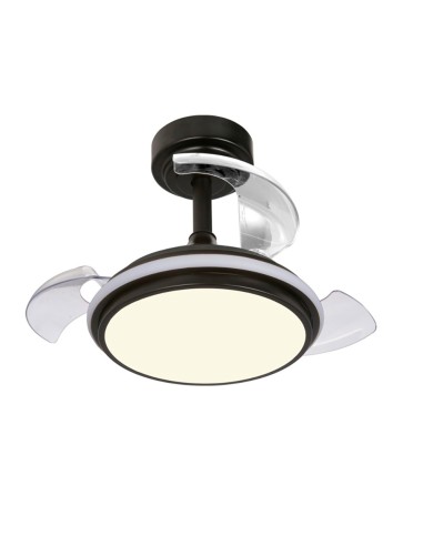 Ventilador de techo led 3cct aspas retráctiles...
