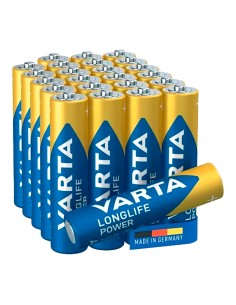 Pila alkalina longlife power aaa - lr03 (caja 24 uds) ø10,5 x 44,5 mm