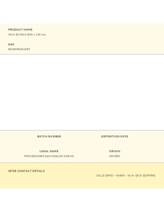 Vela blanca ø55 x 120 mm 2