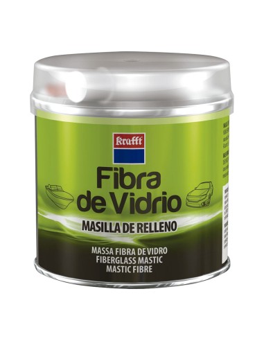 Masilla con fibra de vidrio, 250 g. especial carrocerías automóviles