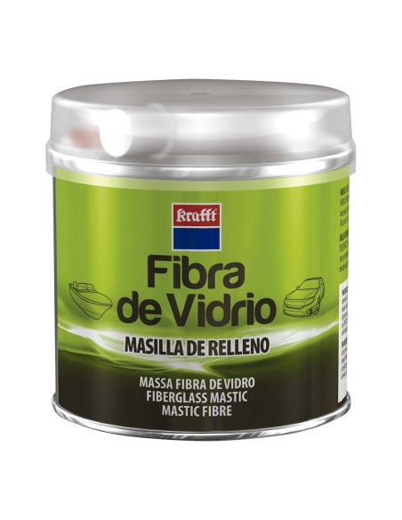 Masilla con fibra de vidrio, 250 g. especial carrocerías automóviles