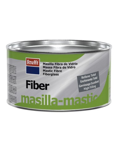 Masilla fiber con fibra de vidrio 1,4 kg
