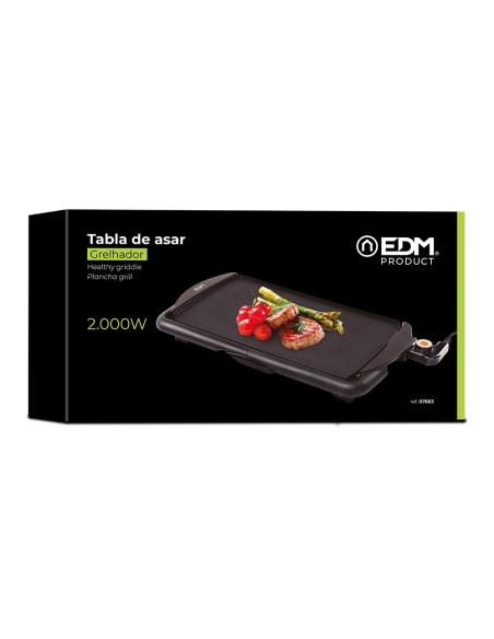 Tabla de asar 2000 w 56,5 x 27,3 x 10 cm