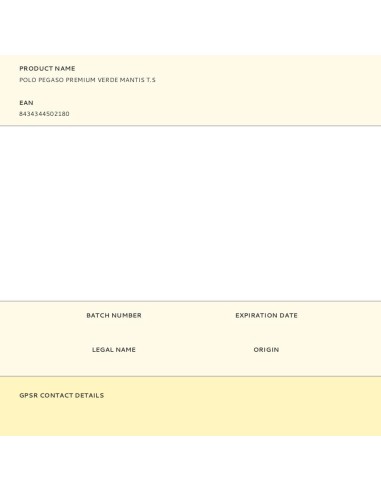 Polo pegaso premium verde mantis t.s