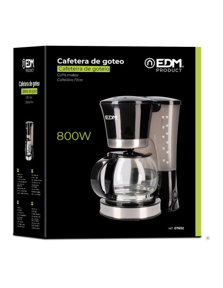 Cafetera de goteo 12 tazas 800 w