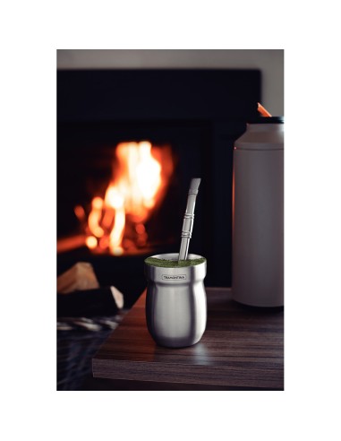 Recipiente para mate de acero inoxidable 240 ml
