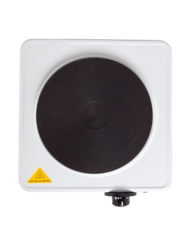 Cocina eléctrica un quemador 1500 w blanca, 25...