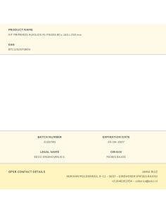 Kit primeros auxilios 41 piezas 80 x 160 x 250 mm 2