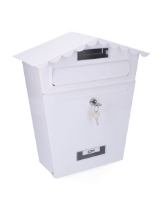 Buzon de acero modelo classic blanco 295 x 105 x 355 mm