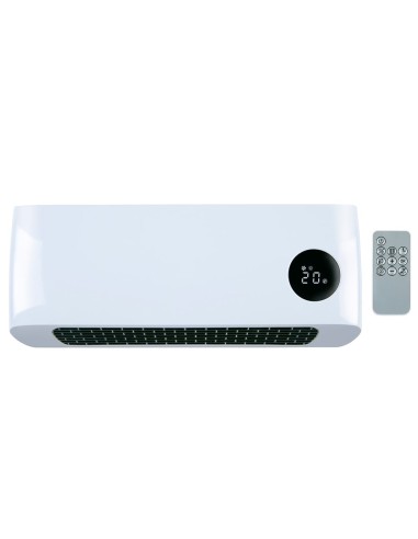 Calefactor de pared 1000/2000 w, blanco 42 x 10,5 x 17,5 cm