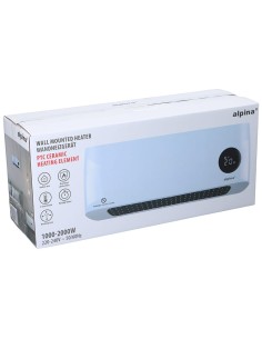 Calefactor de pared 1000/2000 w, blanco 42 x 10,5 x 17,5 cm 2