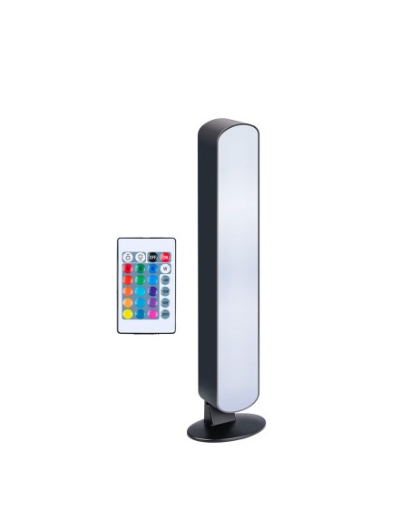 Lámpara led luz blanca y de colores con control remoto 24,5 x 3,5 x 4 cm