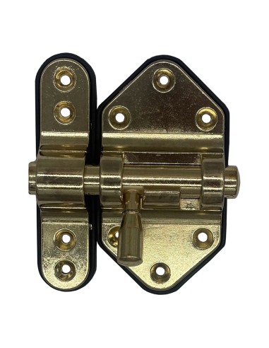 Pasador reforzado base plástica 40 mm dorado