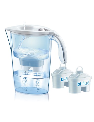 Jarra filtrante blanca j31-cc 2,3 l + 2 filtros biflux