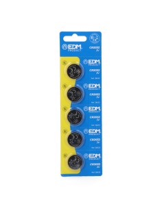 Micro pila litio botón max-pro cr2032 3 v ø20 x 3,2 mm, blister 5 uds