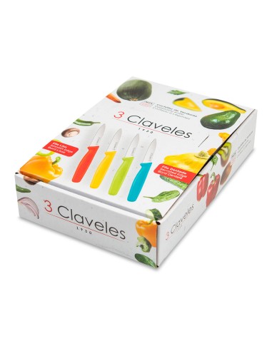 Cuchillo verduras 8 cm modelos y colores...