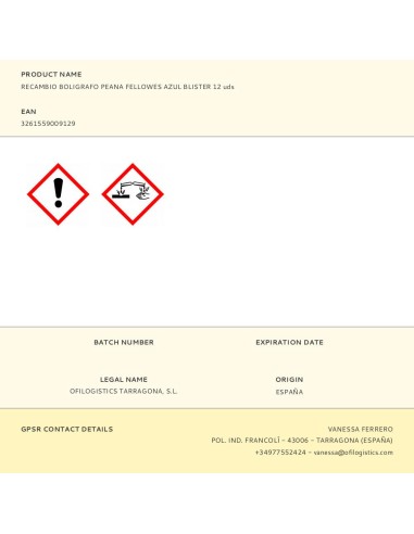 Recambio boligrafo peana fellowes ref. 64314...