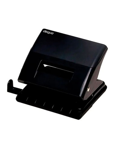 Perforadora para papel de 2 punzones negro