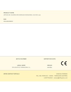 Lápices de colores hexagonal caja de 6 uds 2