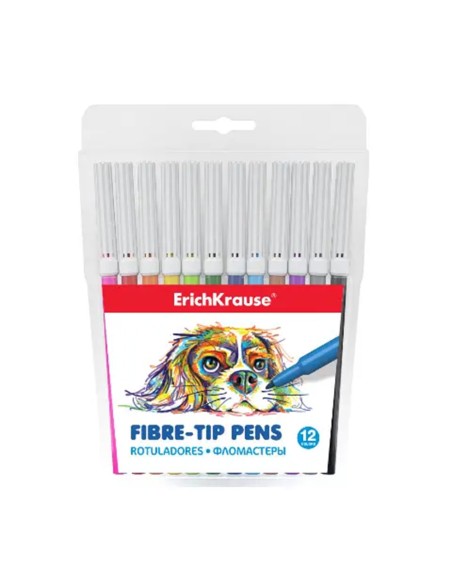 Rotuladores colores surtidos 12 uds