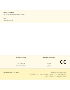 Selector microondas ref. 07054 2