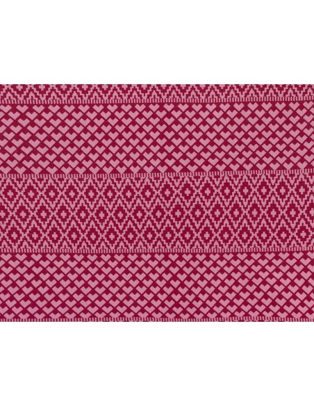 Paraguas largo automático estampado étnico con uv 50+, colores surtidos