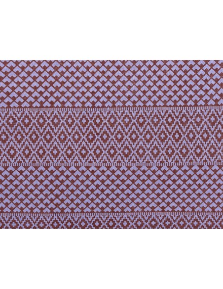 Paraguas largo automático estampado étnico con uv 50+, colores surtidos