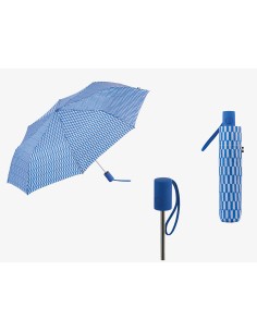 Paraguas automático estampados ovalados con uv 50+, colores surtidos 2