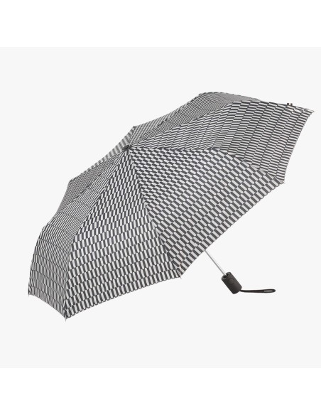 Paraguas automático estampados ovalados con uv 50+, colores surtidos