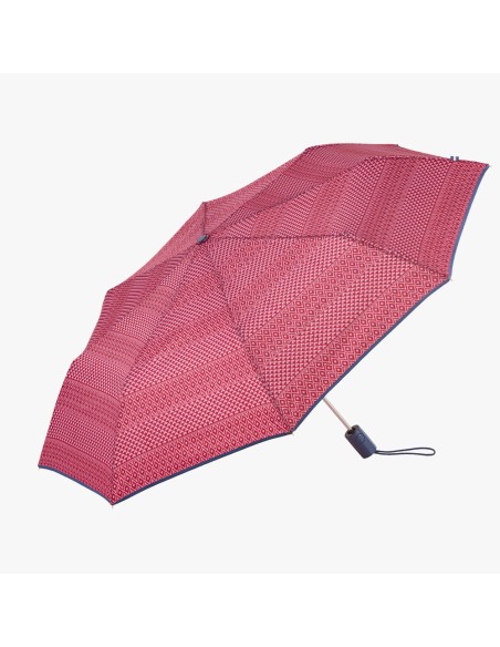 Paraguas automático estampado étnico con uv 50+, colores surtidos