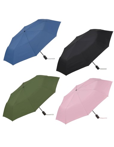 Paraguas automático liso con uv 50+, colores surtidos