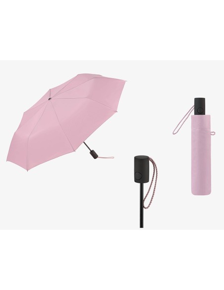 Paraguas automático liso con uv 50+, colores surtidos