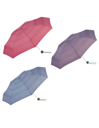 Paraguas mini manual estampado étnico con uv 50+, colores surtidos