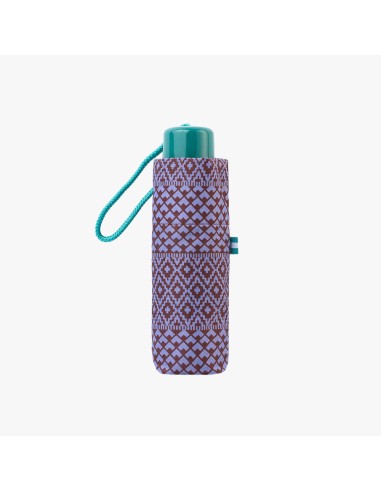 Paraguas mini manual estampado étnico con uv...