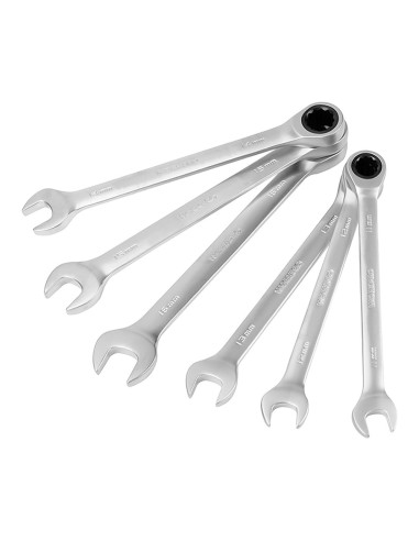 Juego 7 llaves mixtas de carraca, métricas...