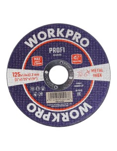 Disco de corte, metal, profi, ø125 x 2,5 x 22,2 mm