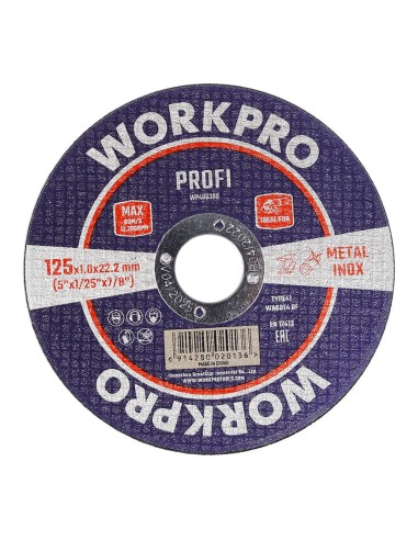 Disco de corte, metal, profi, ø125 x 2,5 x 22,2 mm