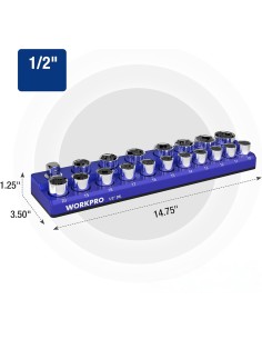 Organizador magnético vacío para vasos de 1/2" estándar 2