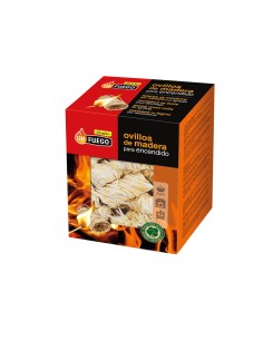 Okfuego ovillos de madera para encendido, 24 uds
