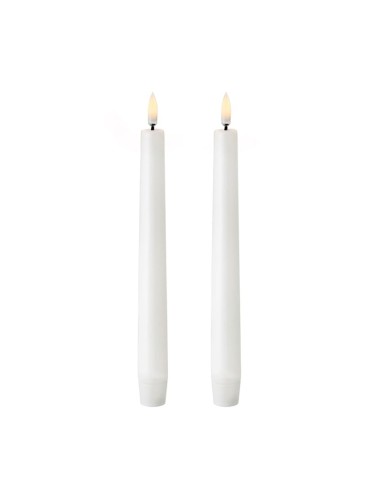 Vela de cera led color blanco ø2,2 x 24,5 cm....