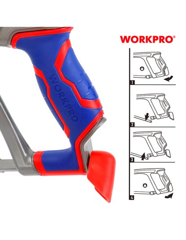 Sierra de arco para metales, 24 tpi, 300 x 12 mm