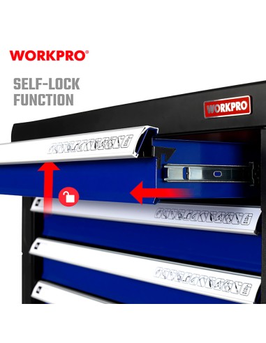 Carro herramientas, 7 cajones (herramienta no...