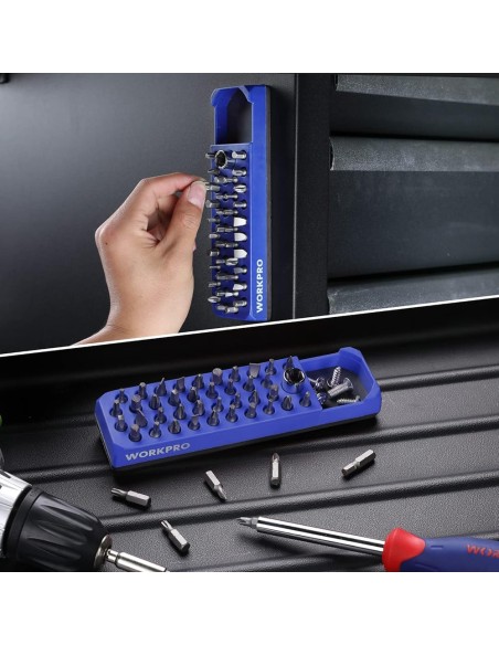 Organizador magnético vacío rectangular para puntas